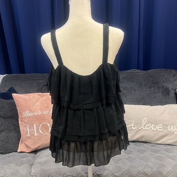 Spense Rufffled Top Size M - Picture 2 of 2